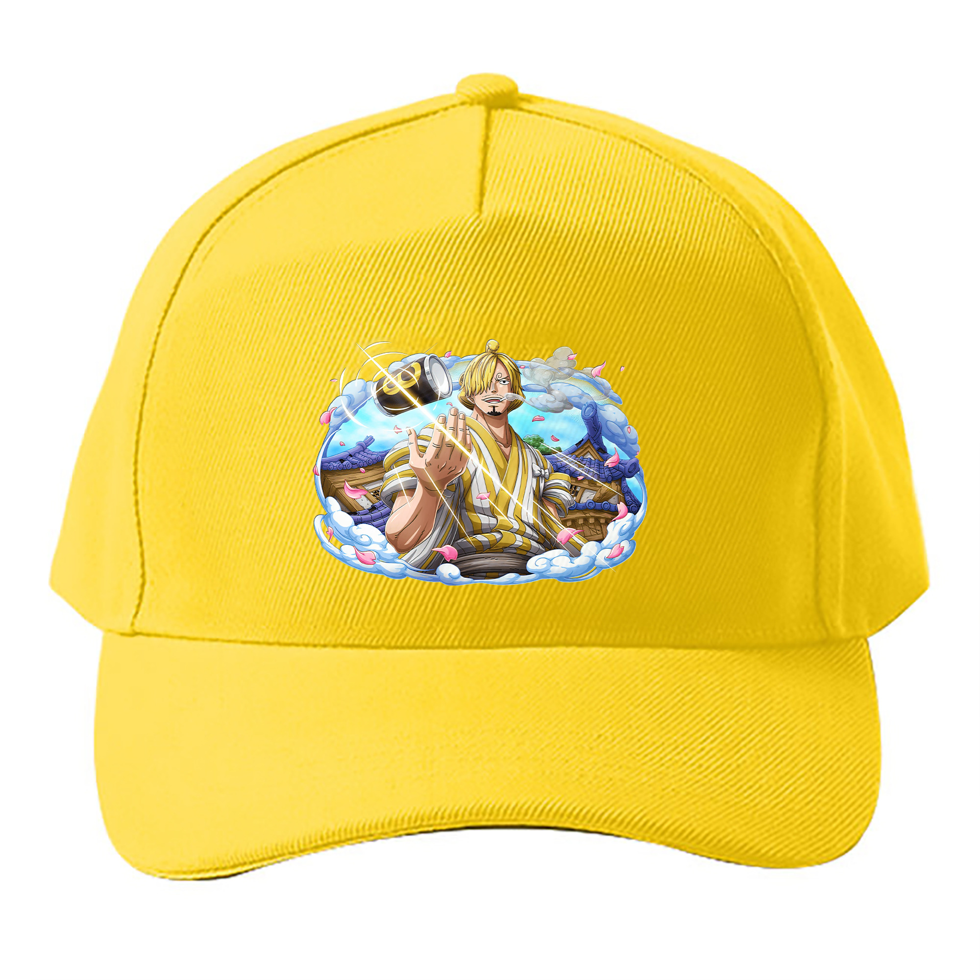 （画像用） ワンピース サンジ ONE PIECE Sanji ベースボールキャップ 綿100％ 男女兼用 帽子 スポーツ
